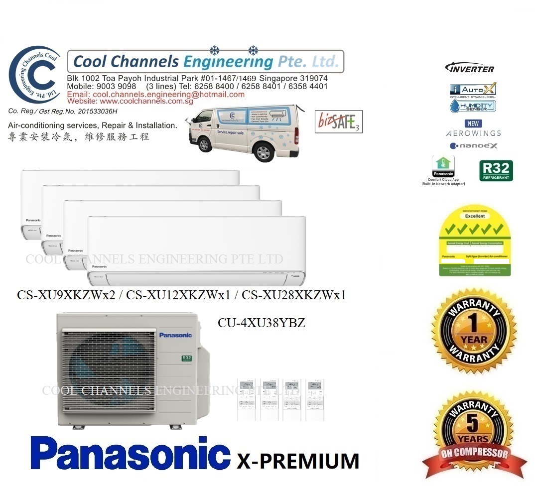 Panasonic XU Series Multi-Split System 4 (5 ticks)