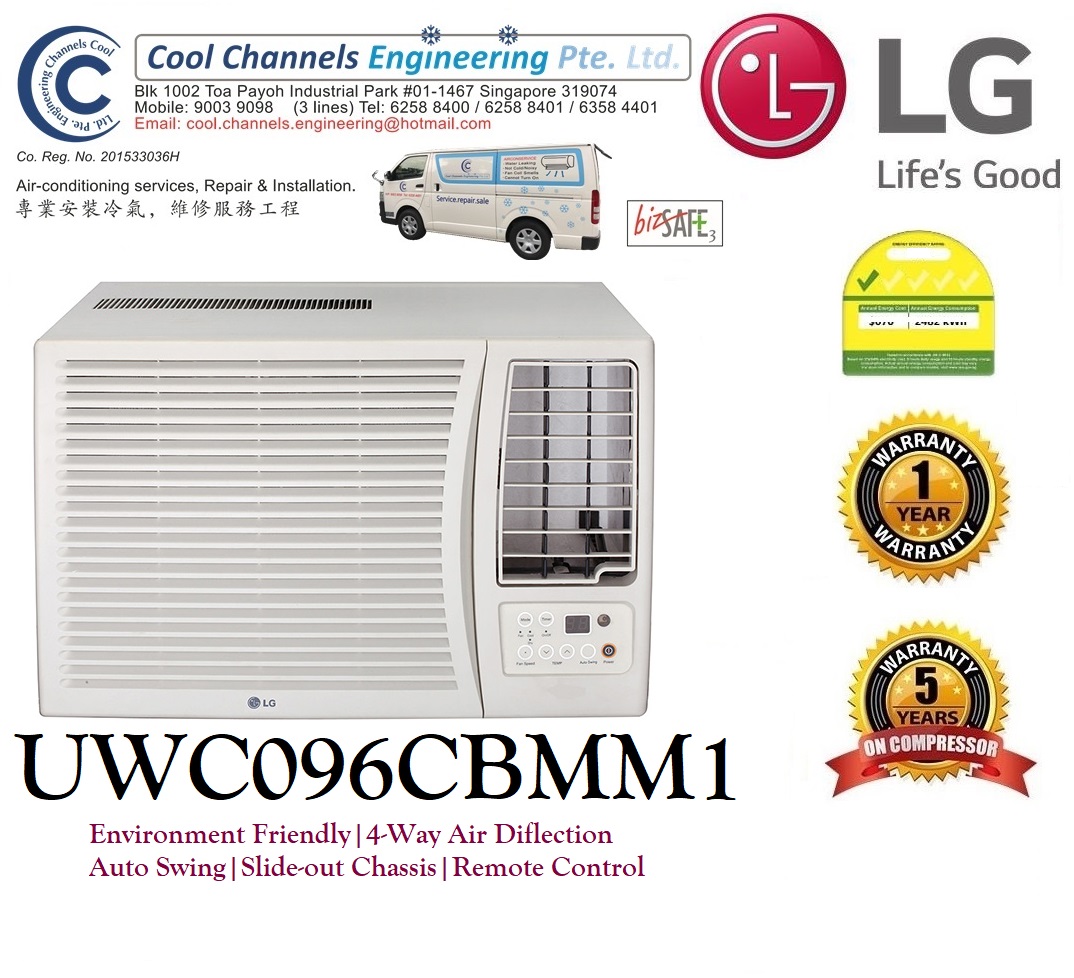 LG Window Air Conditioner 9.000BTU