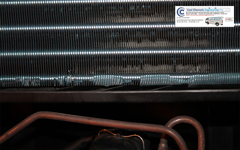Aircon evaporator coils