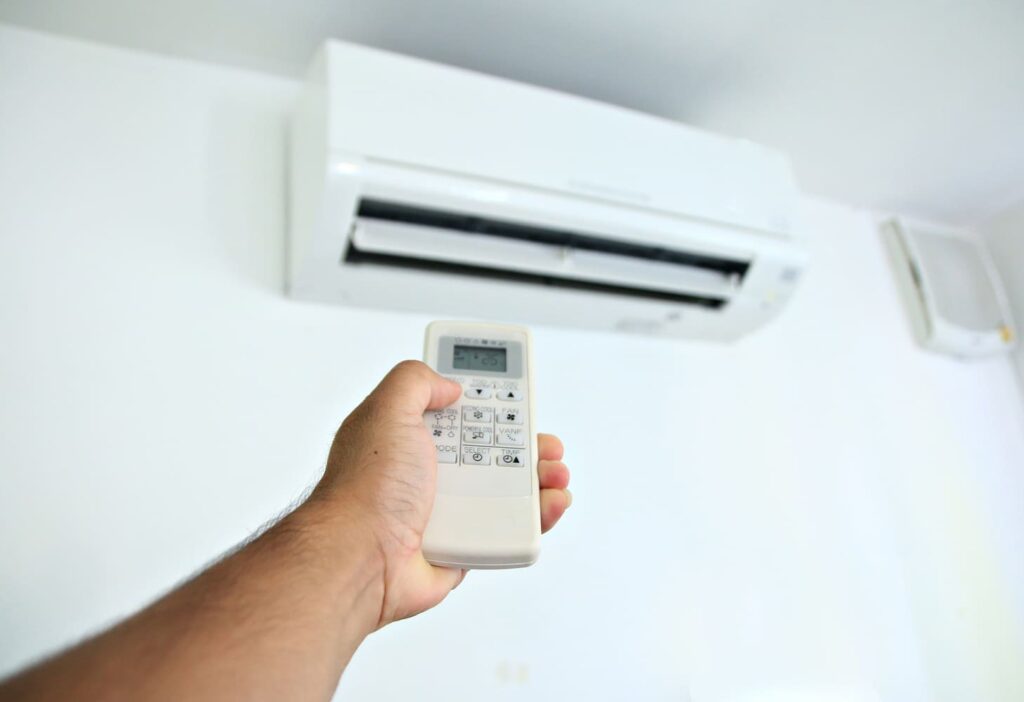 hand press remote control air conditioner